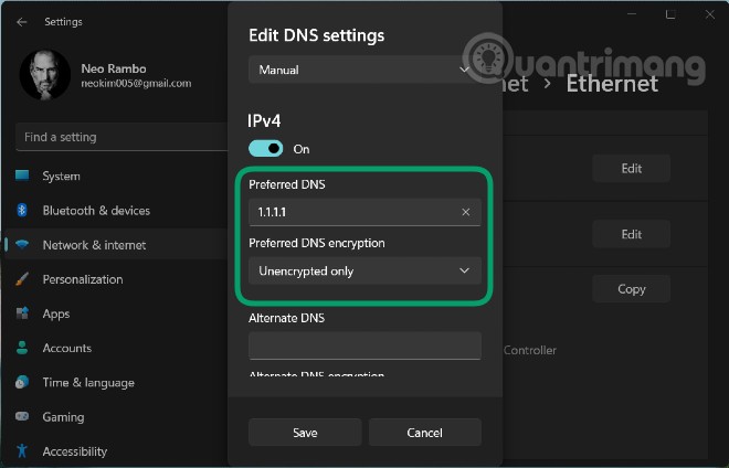 How to Enable DNS over HTTPS for All Apps in Windows 11 Picture 6