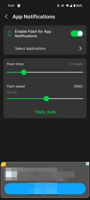 How to enable Flash notifications on Android Picture 7