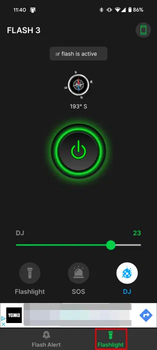 How to enable Flash notifications on Android Picture 8
