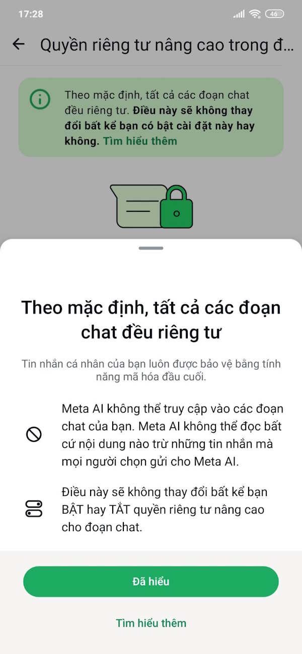 How to enable WhatsApp enhanced chat privacy? Picture 3