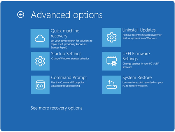 How to enable Quick Machine Recovery Windows 11 Picture 5