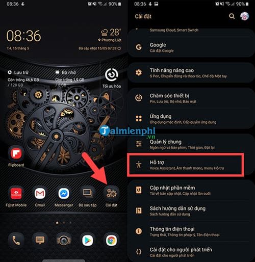 Picture 2 of How to enable the virtual Home button on a Samsung phone.