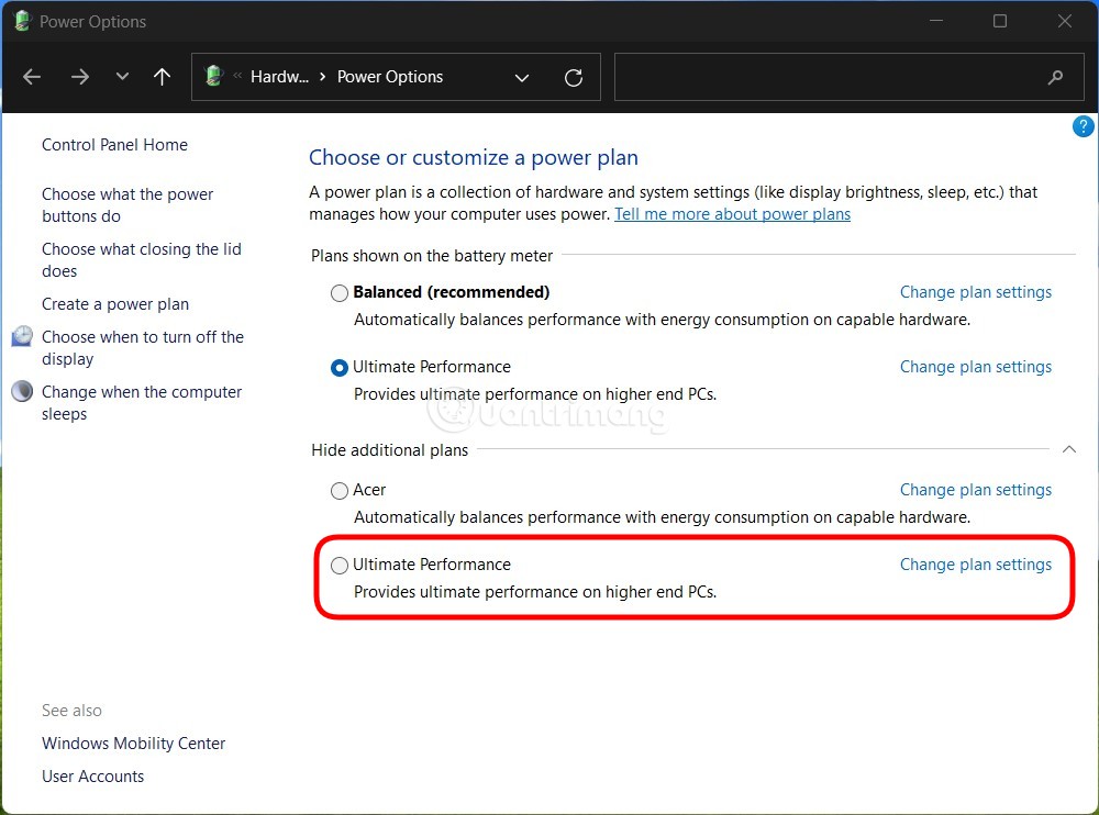 How to enable Ultimate Performance to optimize performance on Windows 10/11 Picture 11