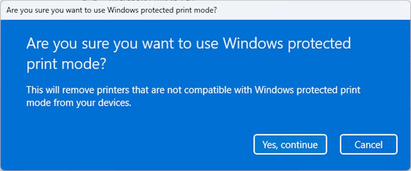 How to enable Windows Protected Print on Windows 11 Picture 2
