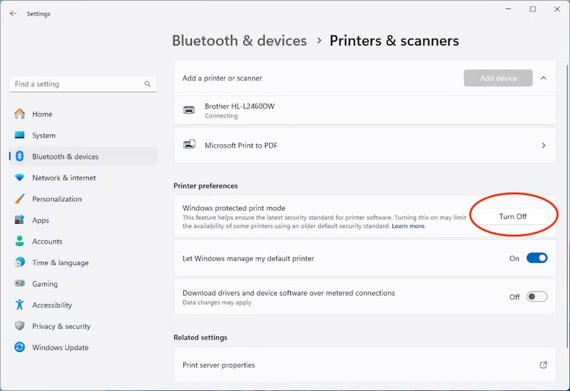 How to enable Windows Protected Print on Windows 11 Picture 3