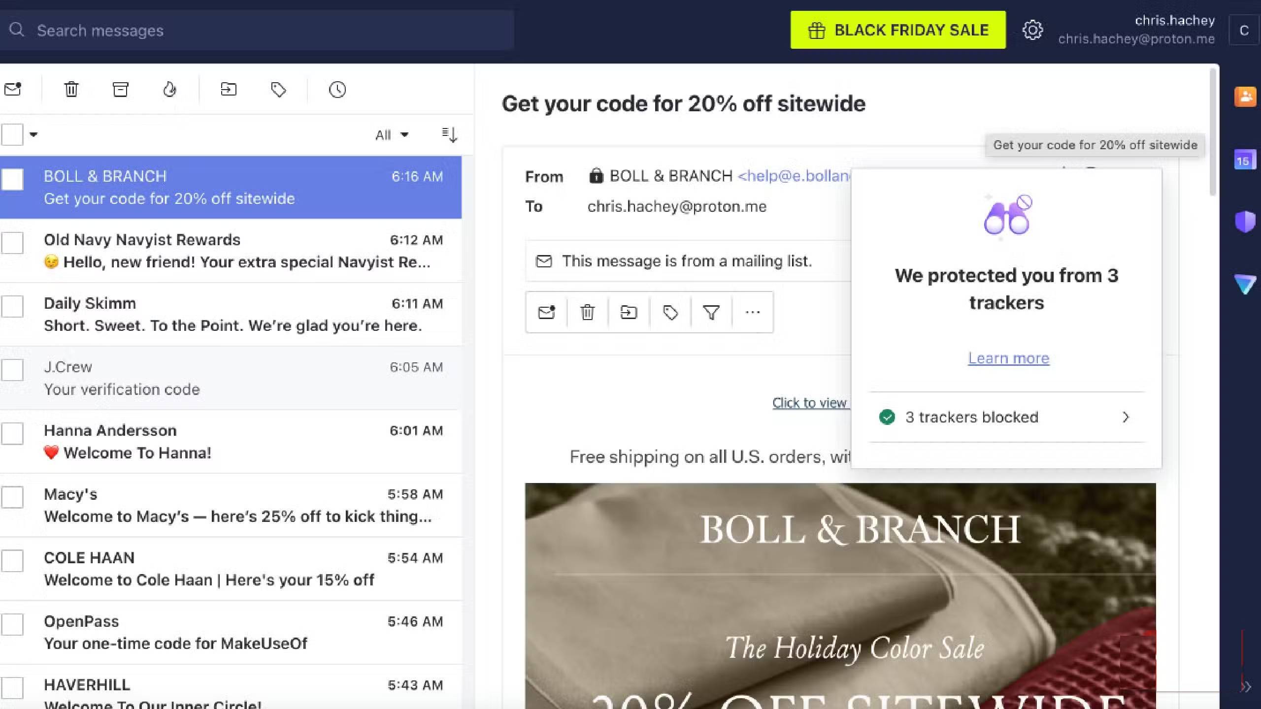 How to encrypt email with Proton Mail Picture 3