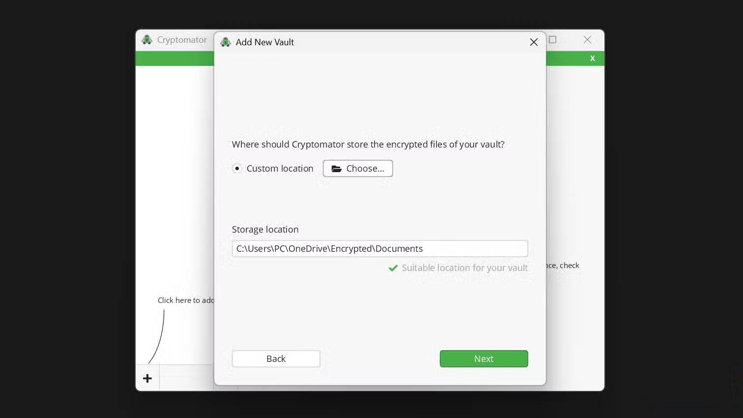 How to encrypt local files using Cryptomator Picture 4