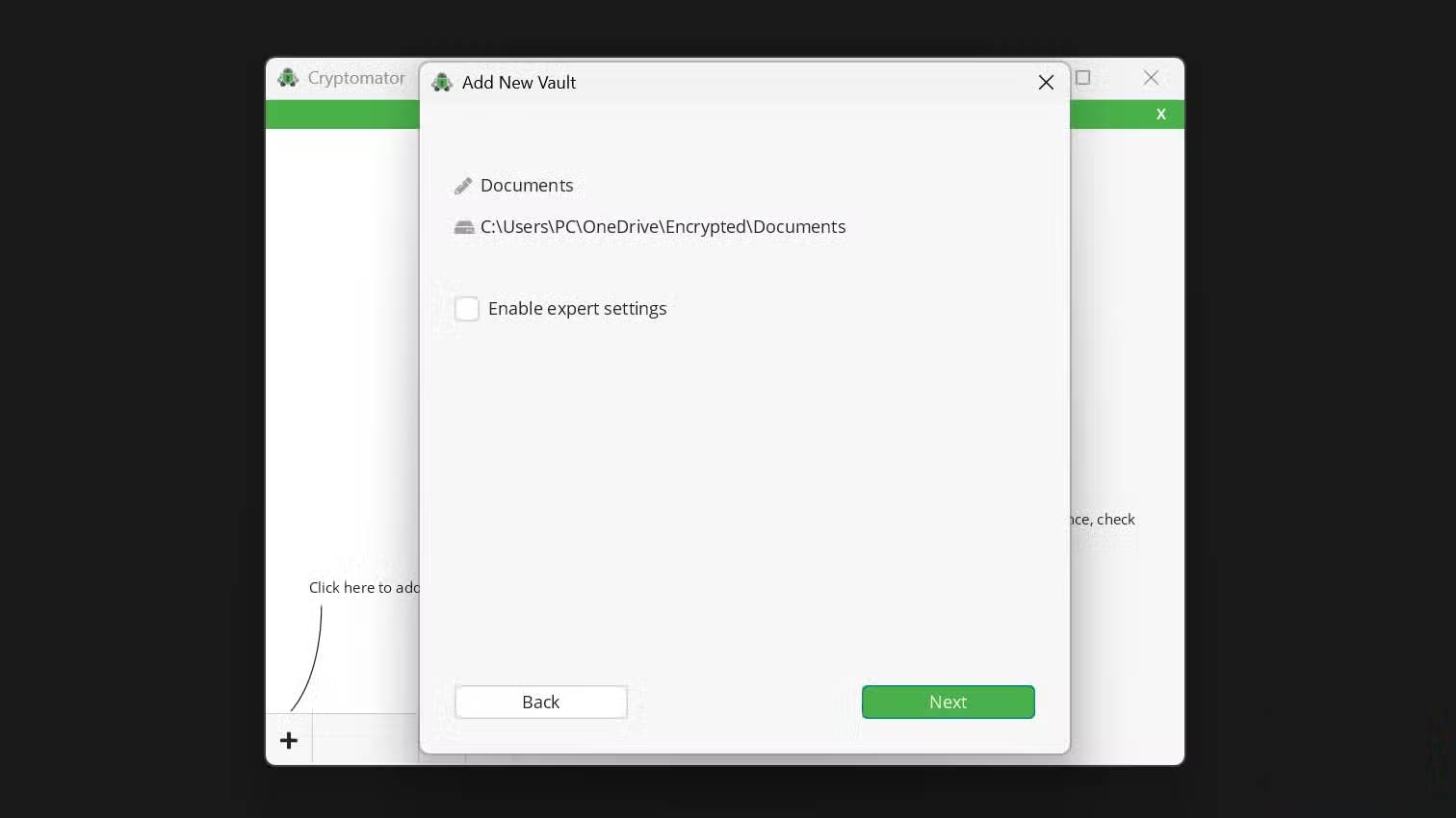 How to encrypt local files using Cryptomator Picture 5