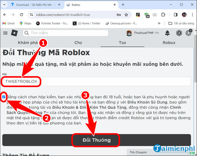 Picture 4 of How to enter Roblox codes on your phone, PC, or laptop.