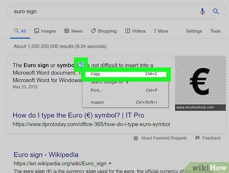 How to Enter the Euro Symbol Picture 4