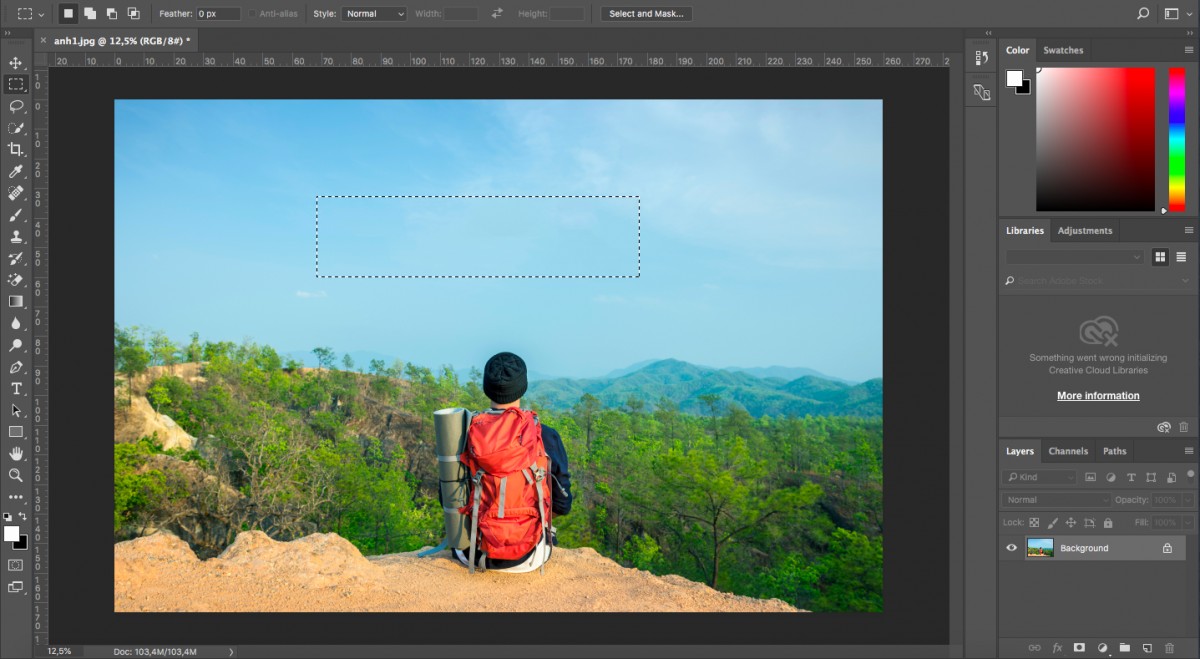 How to erase text on photos using Photoshop simply Picture 5