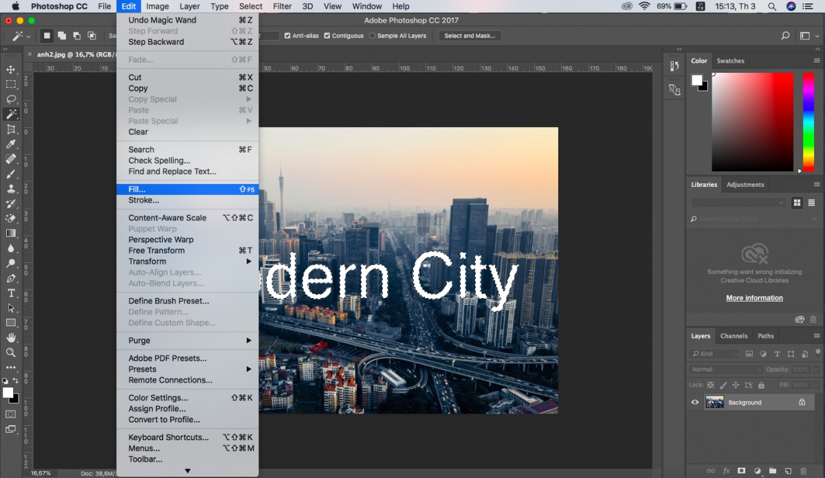 How to erase text on photos using Photoshop simply Picture 8