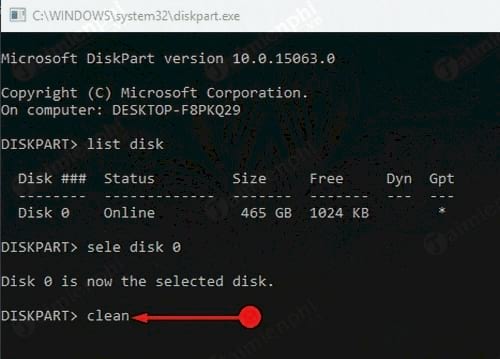 How to Erase Windows 10 Drive with DiskPart Picture 4
