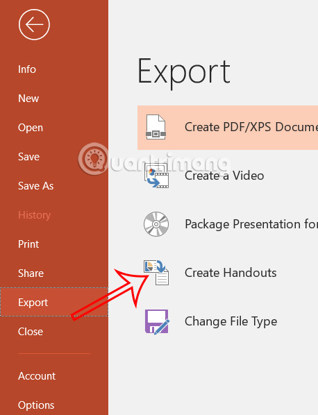 How to export outline for PowerPoint slides Picture 4