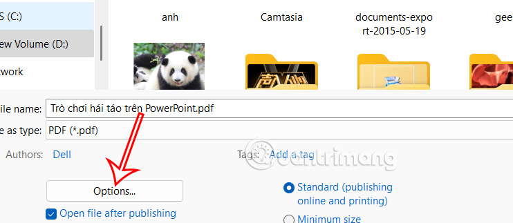 How to export outline for PowerPoint slides Picture 6