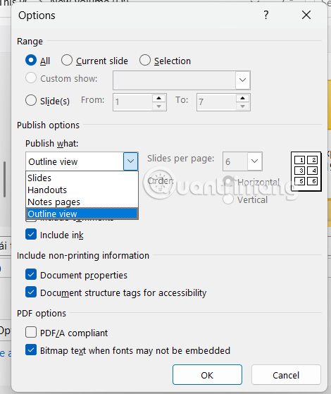 How to export outline for PowerPoint slides Picture 7