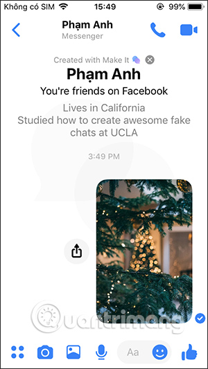 Picture 22 of How to fake iPhone messages, create fake Messenger messages.