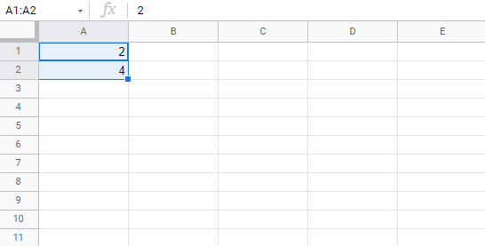 Picture 10 of How to fill in data in Google Sheets