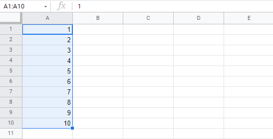 Picture 9 of How to fill in data in Google Sheets