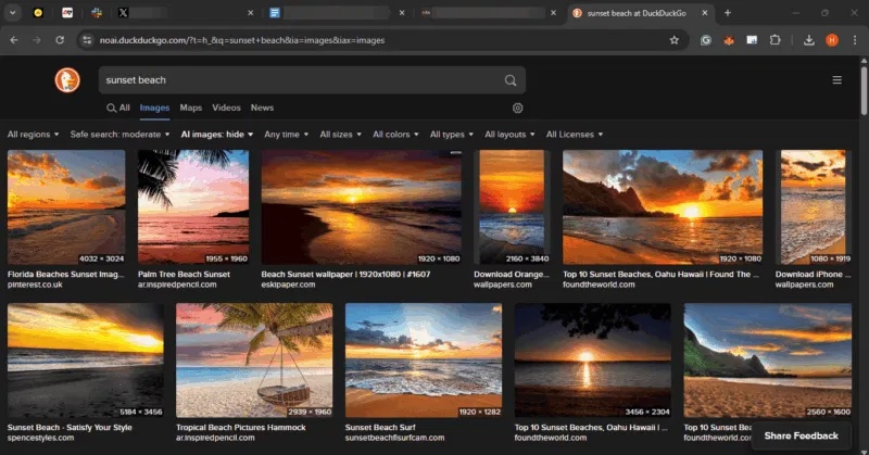 How to filter AI-generated images in DuckDuckGo search results Picture 7