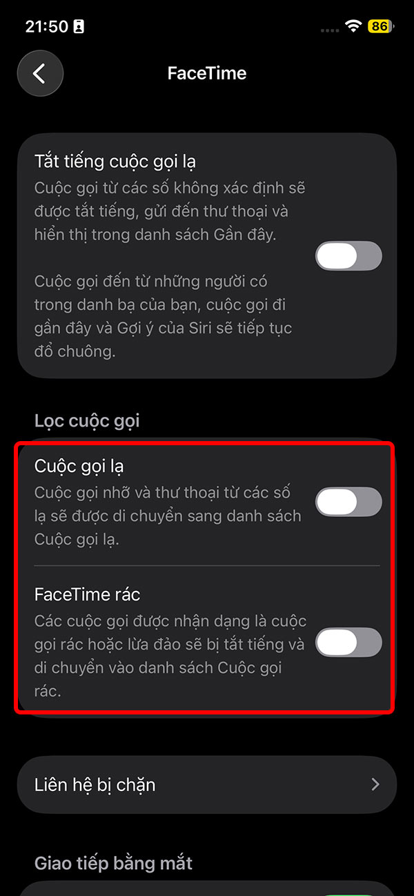 How to filter spam calls on FaceTime Picture 3