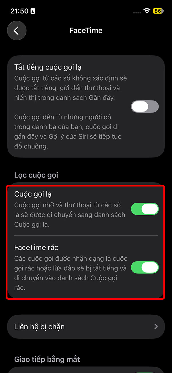 How to filter spam calls on FaceTime Picture 4