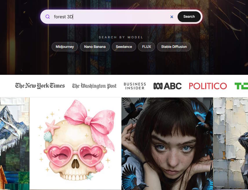 images 1 of How to find AI prompts for creating photos and videos on PromptHero