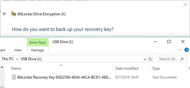 How to Find BitLocker Recovery Key in Windows 10 Picture 2