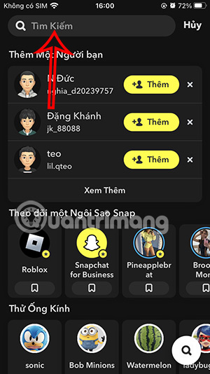 How to Find Friends on Snapchat Picture 2