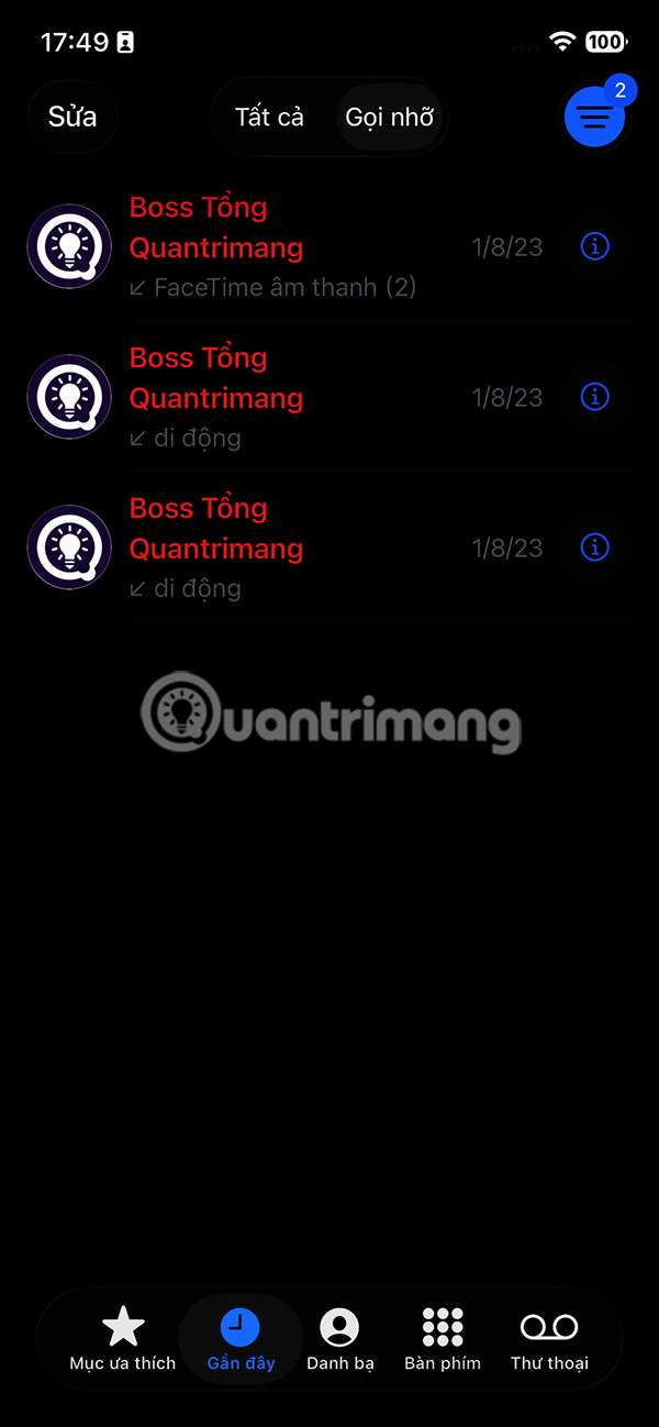 How to find missed calls from unknown numbers on iPhone Picture 6