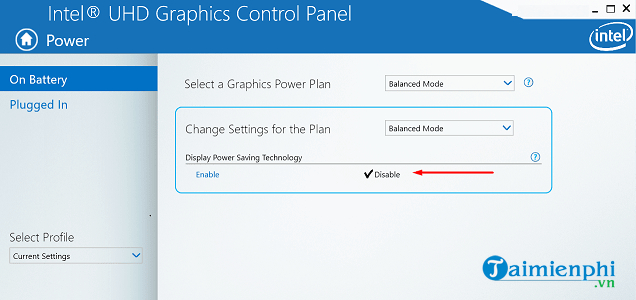 Picture 2 of How to fix a laptop screen that becomes dim when the charger is unplugged.