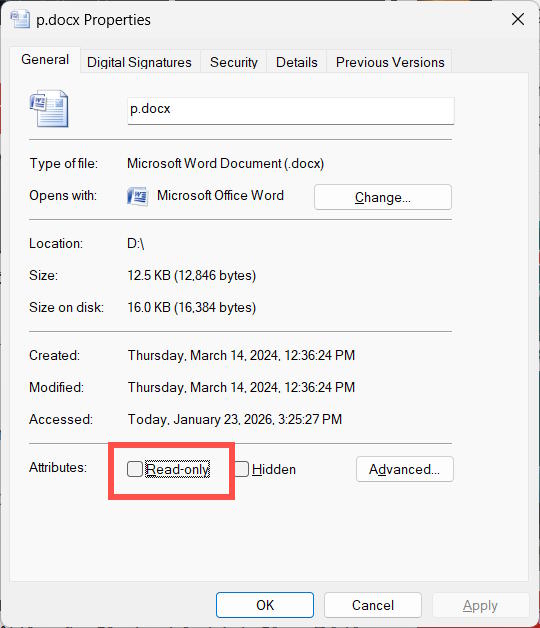 How to fix the issue of Office files automatically resetting when you exit the application. Picture 1