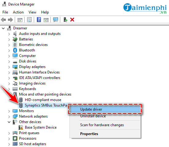 How to fix common mouse errors on laptops Picture 2