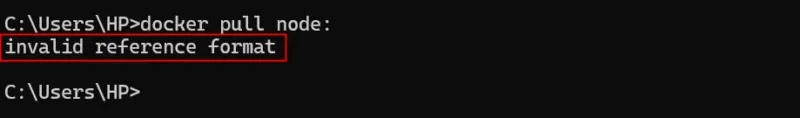 How to fix 'Docker: Invalid Reference Format' error Picture 5