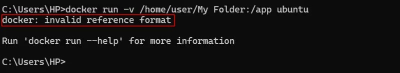 How to fix 'Docker: Invalid Reference Format' error Picture 7