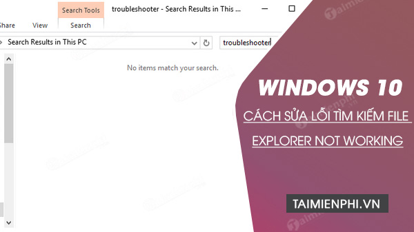 Picture 1 of How to fix the File Explorer Not Working search error on Windows 10