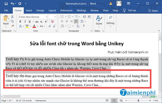 How to fix font errors in Word quickly and effectively Picture 7