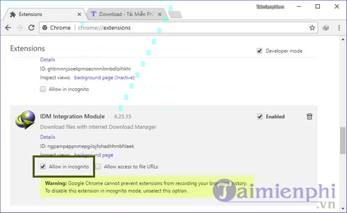 How to fix IDM not automatically downloading music and video links on Chrome and Firefox Picture 6