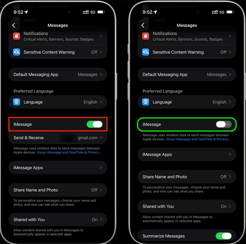 How to fix iPhone messages not forwarding on Mac Picture 6