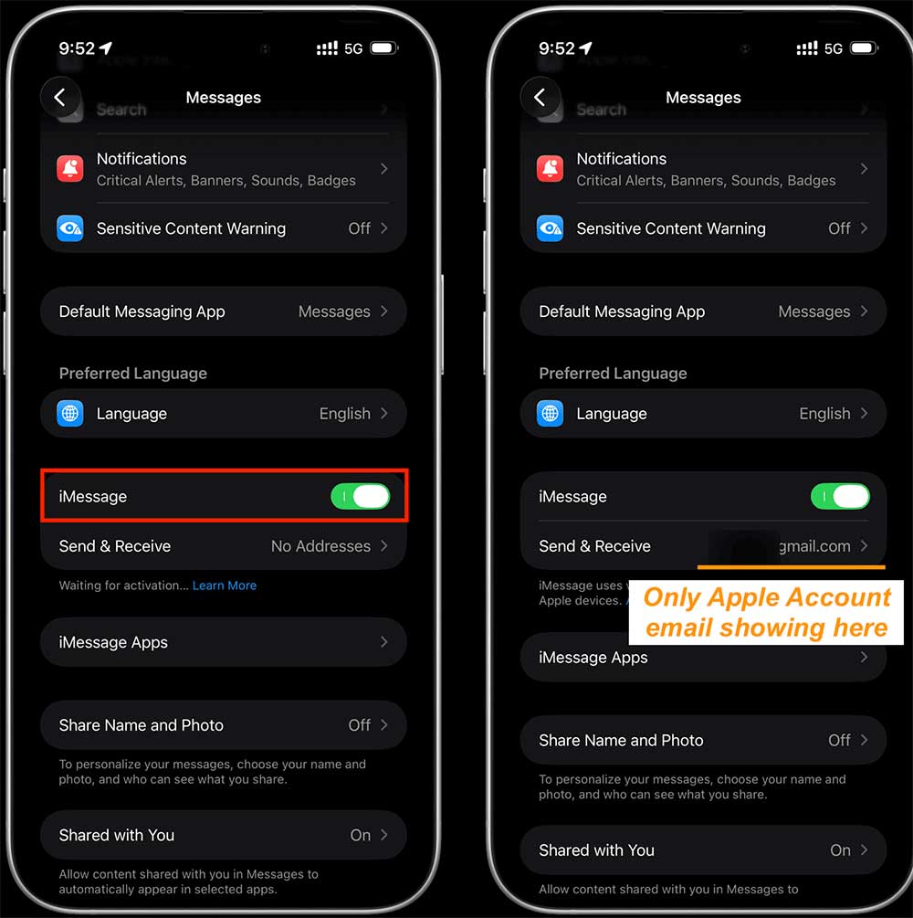 How to fix iPhone messages not forwarding on Mac Picture 8