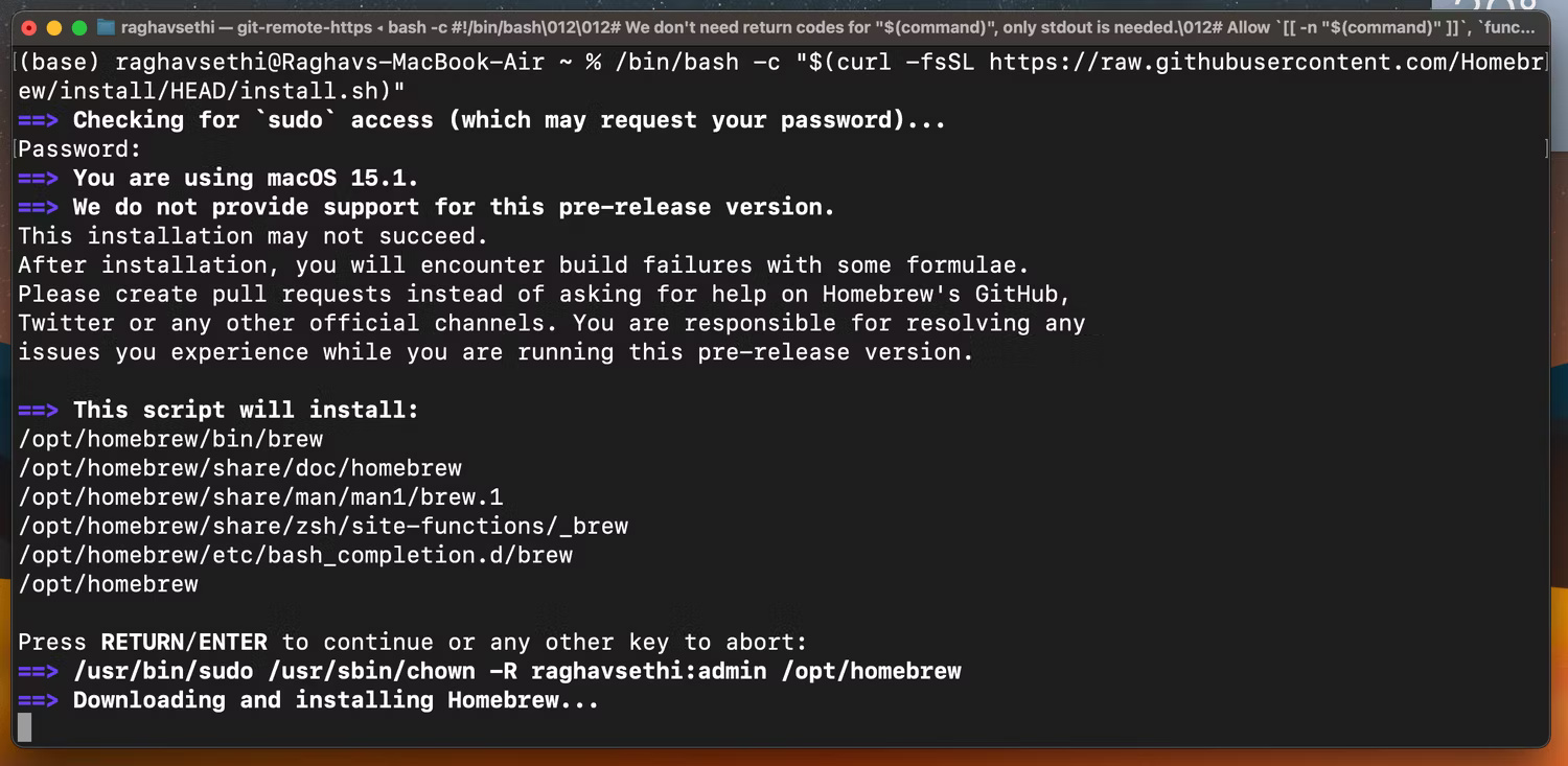 How to fix Mac Homebrew error 'zsh: command not found: brew' Picture 1