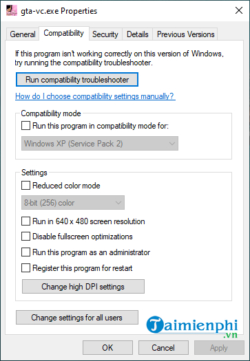 How to fix mouse not working error in GTA Vice City on Windows 10 Picture 2