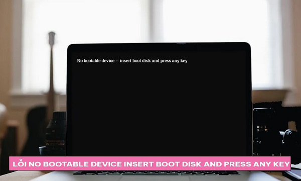 How to fix No bootable device error insert boot disk and press any key Picture 1