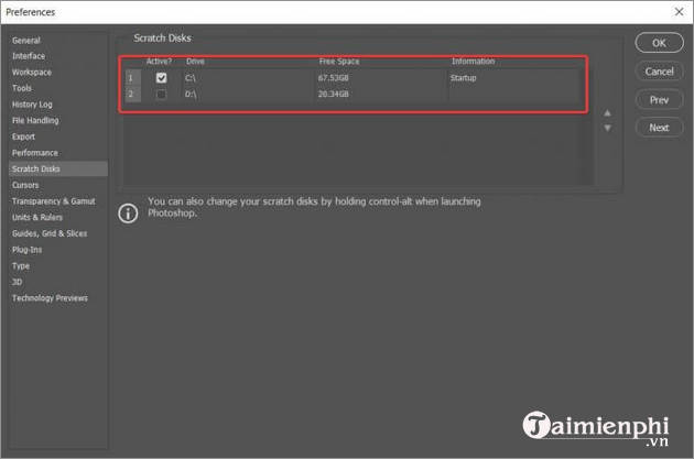 How to fix Scratch Disks Are Full error in Photoshop Picture 9