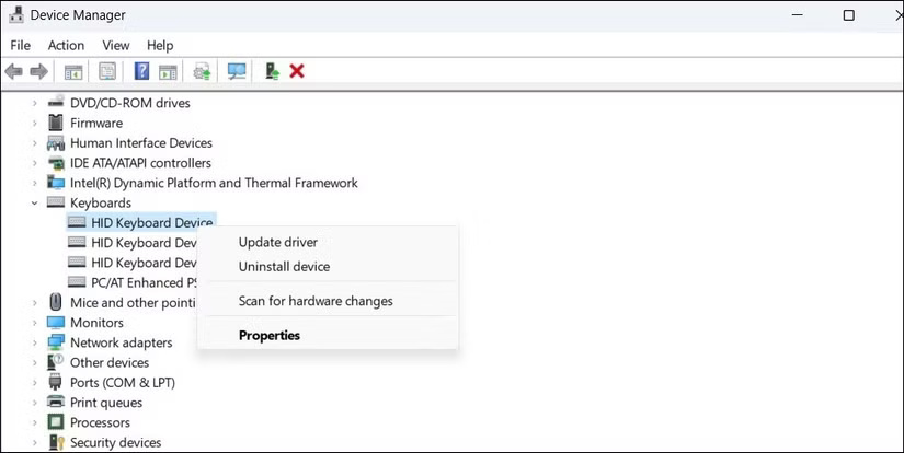 How to fix some keys on the keyboard not working Picture 5