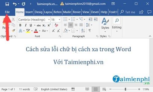 Picture 2 of How to fix spaced-out text in Word
