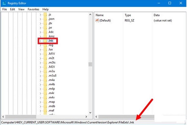 How to fix the error of icons on the desktop being converted to lnk extension Picture 5