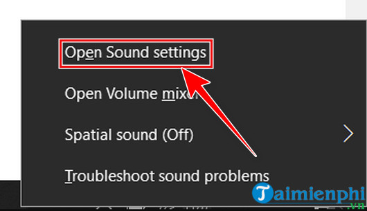 How to fix the error of not being able to hear music or sound when plugging headphones into the computer Picture 1