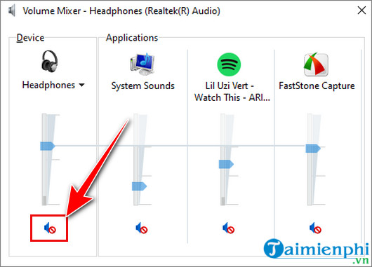 How to fix the error of not being able to hear music or sound when plugging headphones into the computer Picture 4