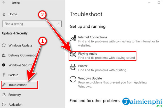 How to fix the error of not being able to hear music or sound when plugging headphones into the computer Picture 8